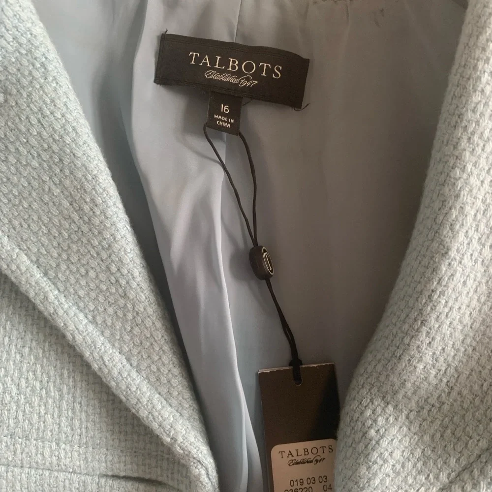 Talbots grace size 16 jacket brand new with tags - Picture 2 of 6